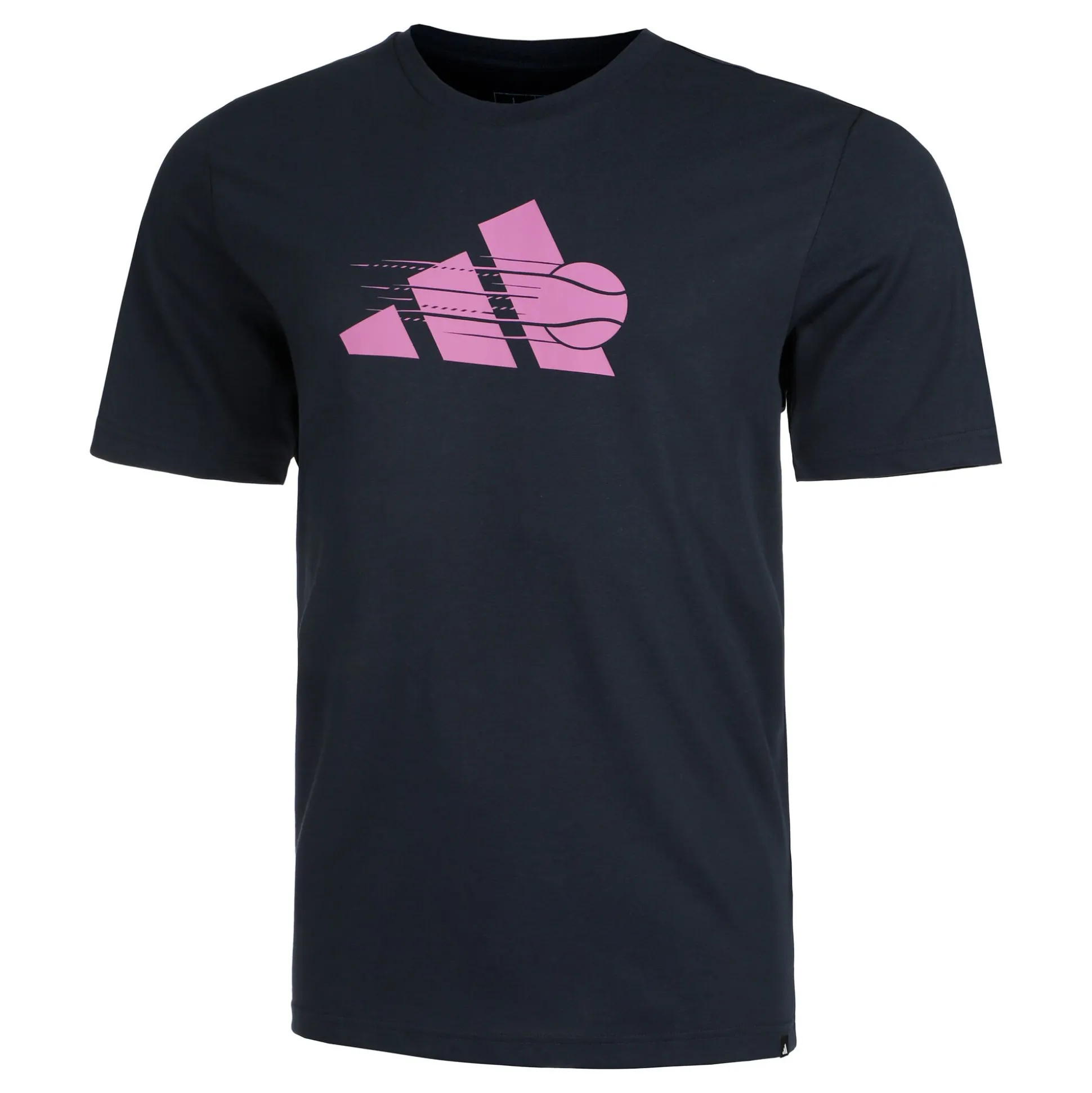 New Tennis 3 Stripes T-Shirt Men - Black, Violet Shirts