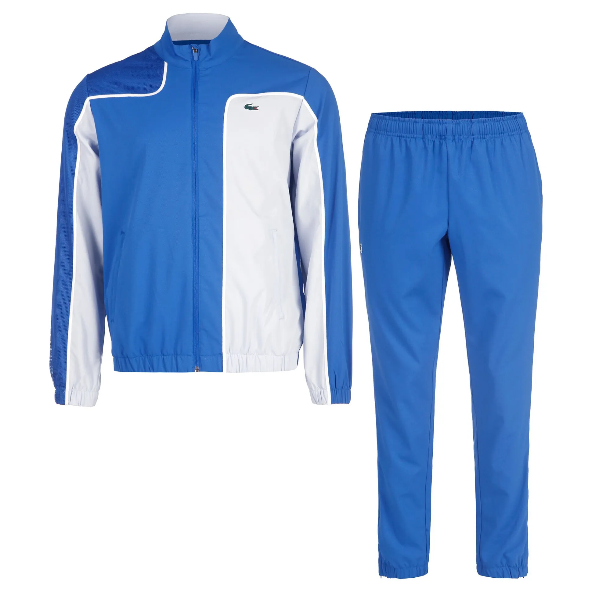 Outlet Tennis Overall Colourblock Tracksuit Men - Blue, White Tracksuits