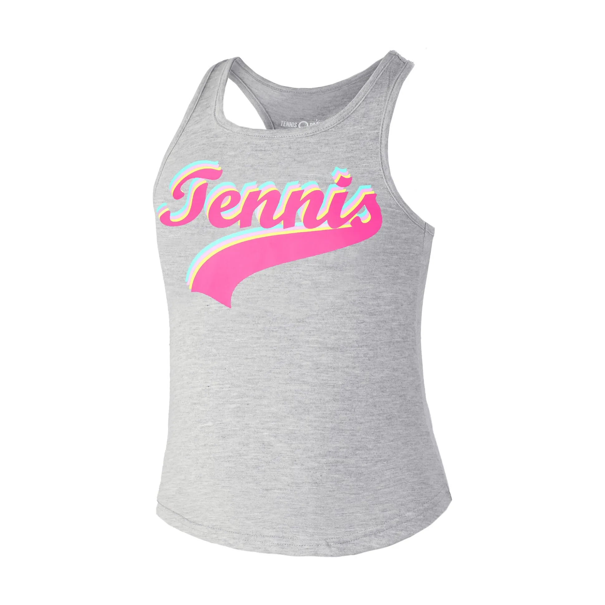 Sale Tennis Signature Tank Top Girls - Grey, Multicoloured Tops