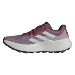 Cheap Terrex Agravic 3 Trail Running Shoe Women - Grey, Dark Red Running Shoes