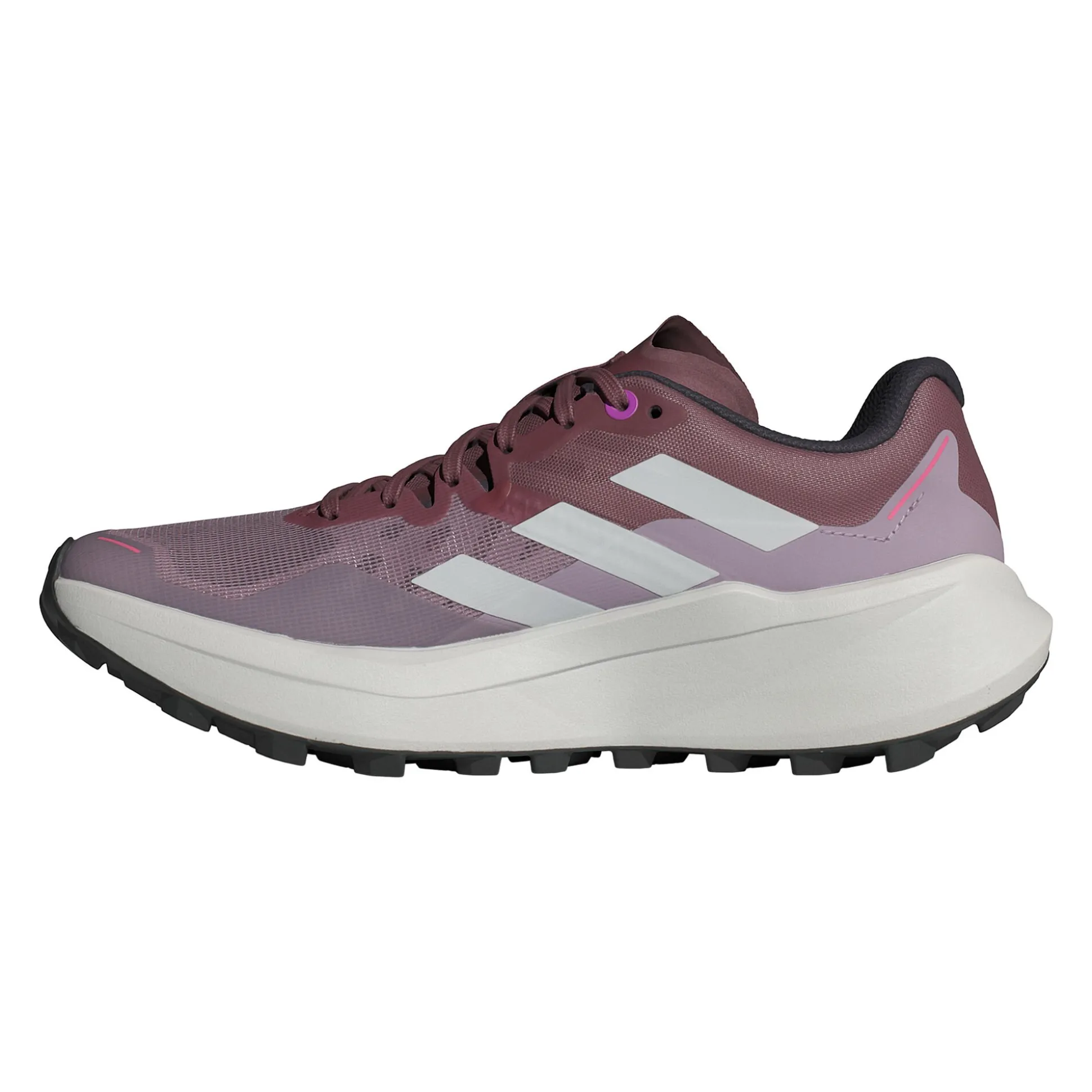 Cheap Terrex Agravic 3 Trail Running Shoe Women - Grey, Dark Red Running Shoes
