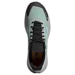 Sale Terrex Soulstride Flow GTX Trail Running Shoe Men - Grey, Lime Running Shoes