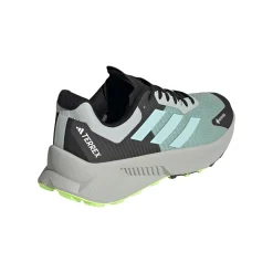 Sale Terrex Soulstride Flow GTX Trail Running Shoe Men - Grey, Lime Running Shoes