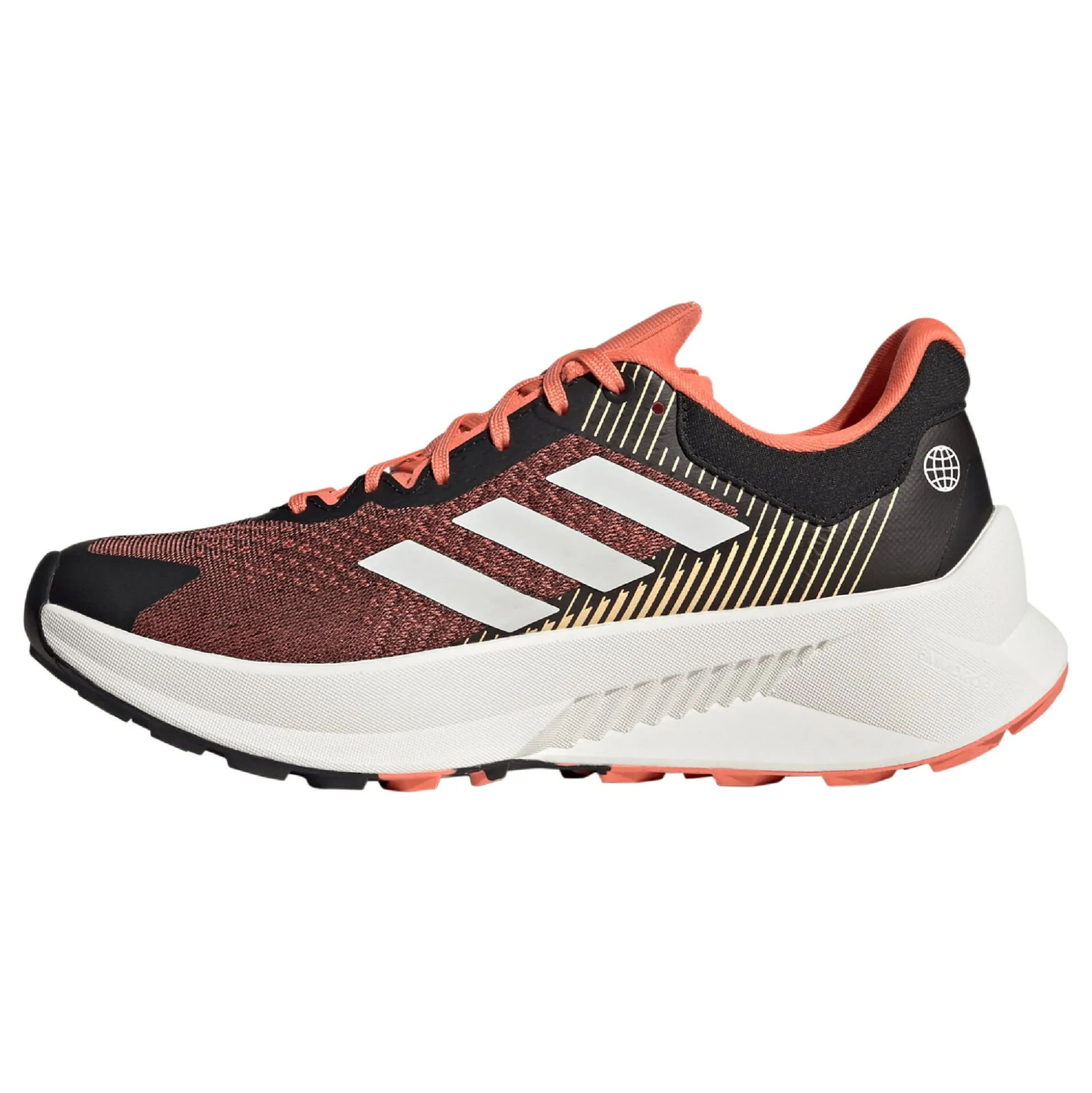 Hot Terrex Soulstride Flow Trail Running Shoe Women - Black, White Running Shoes