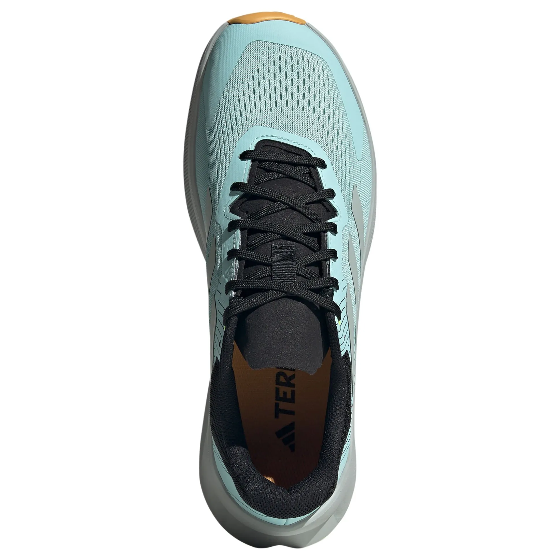 New Terrex Soulstride Flow Trail Running Shoe Men - Grey, Lime Running Shoes