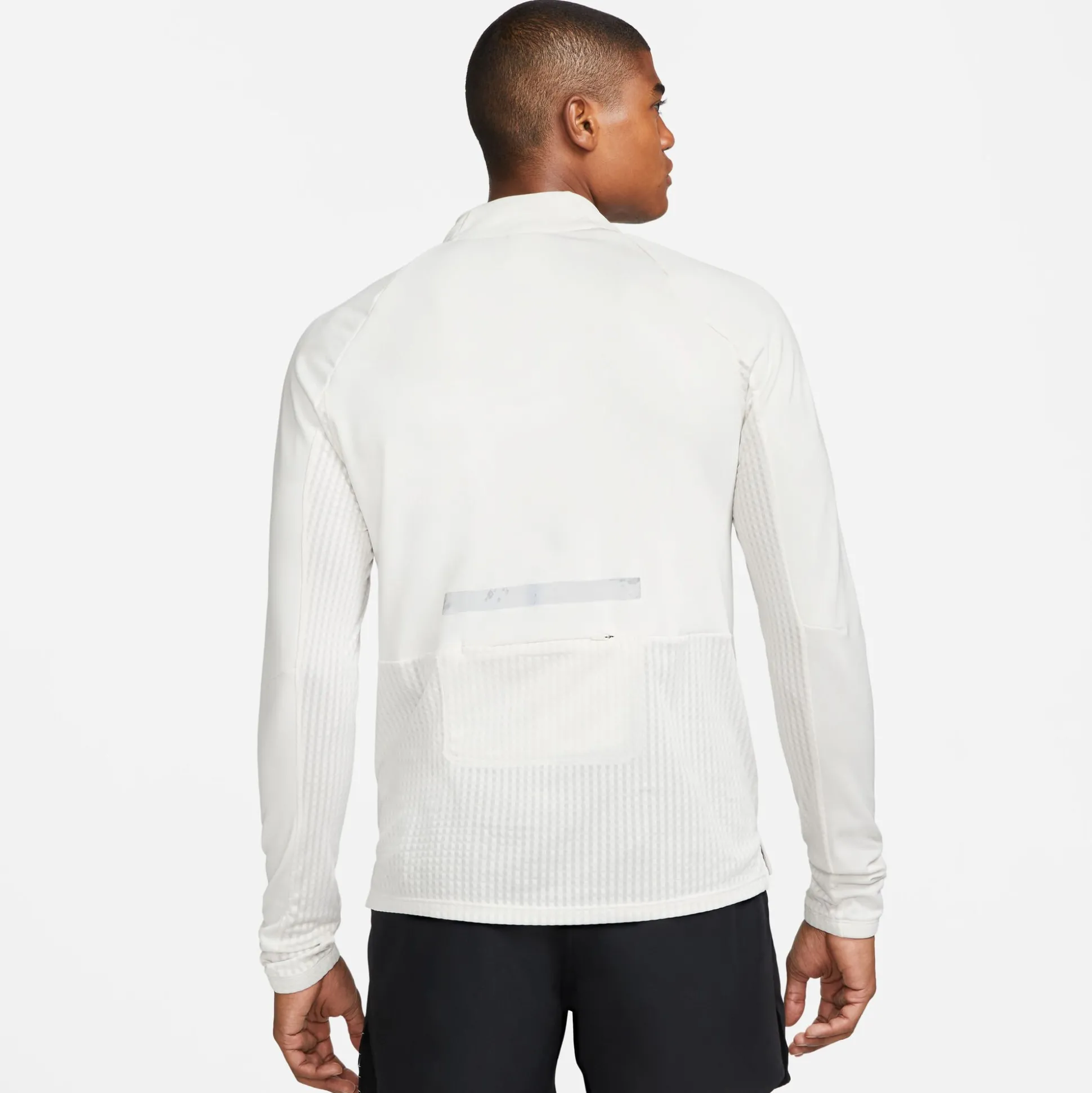 Best Sale TF RDVN Element Half-Zip Running Top Men - Beige, Grey Running Clothing