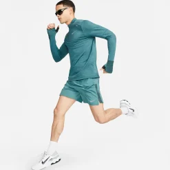 Outlet TF Repel Element Half-Zip Quarter-Zip Running Top Men - Petrol, Grey Running Clothing