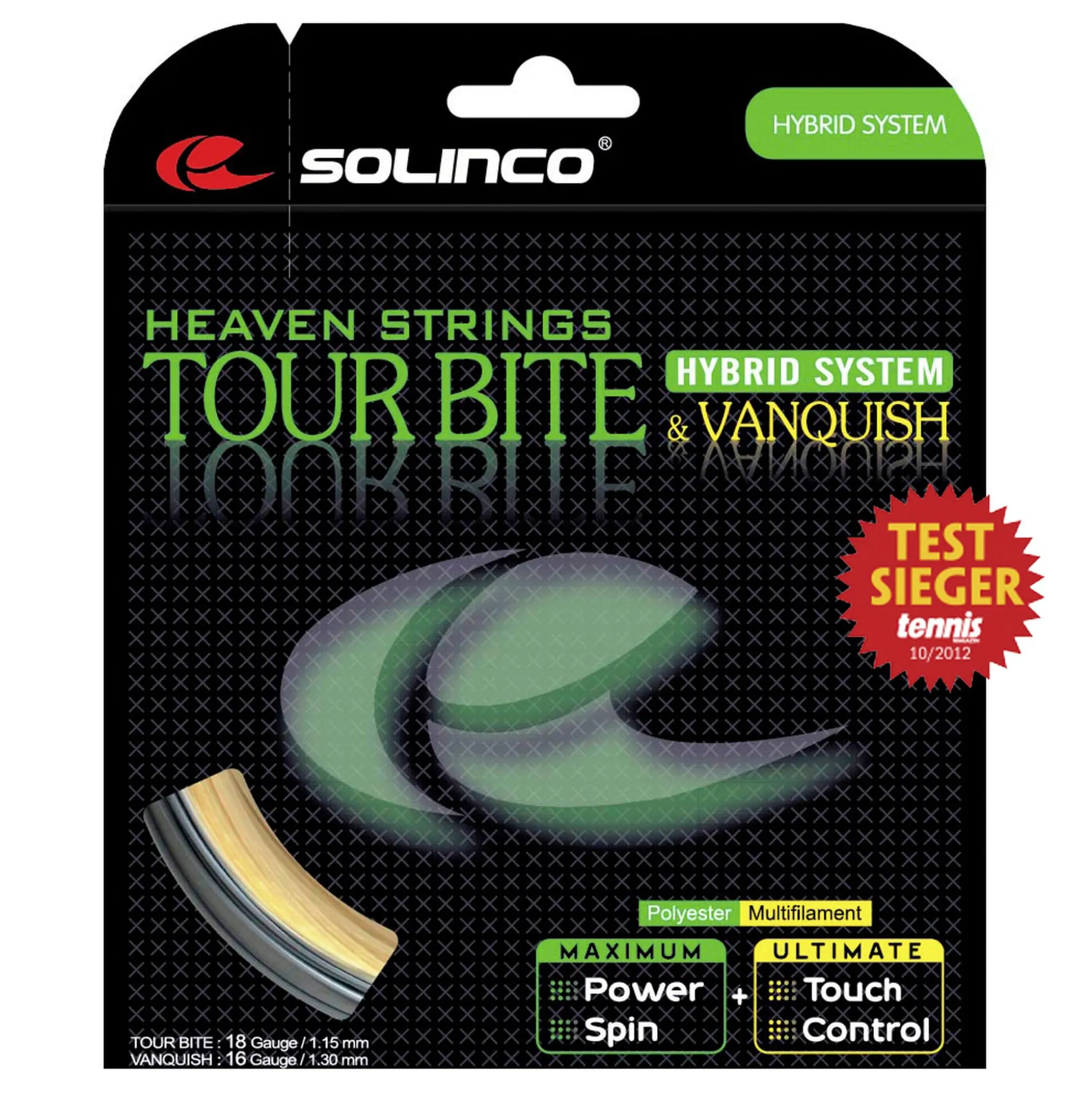 Outlet Tour Bite 6,8m Silber + Vanquish 6,3m String Set 13,1m - Silver, Ecru String Sets