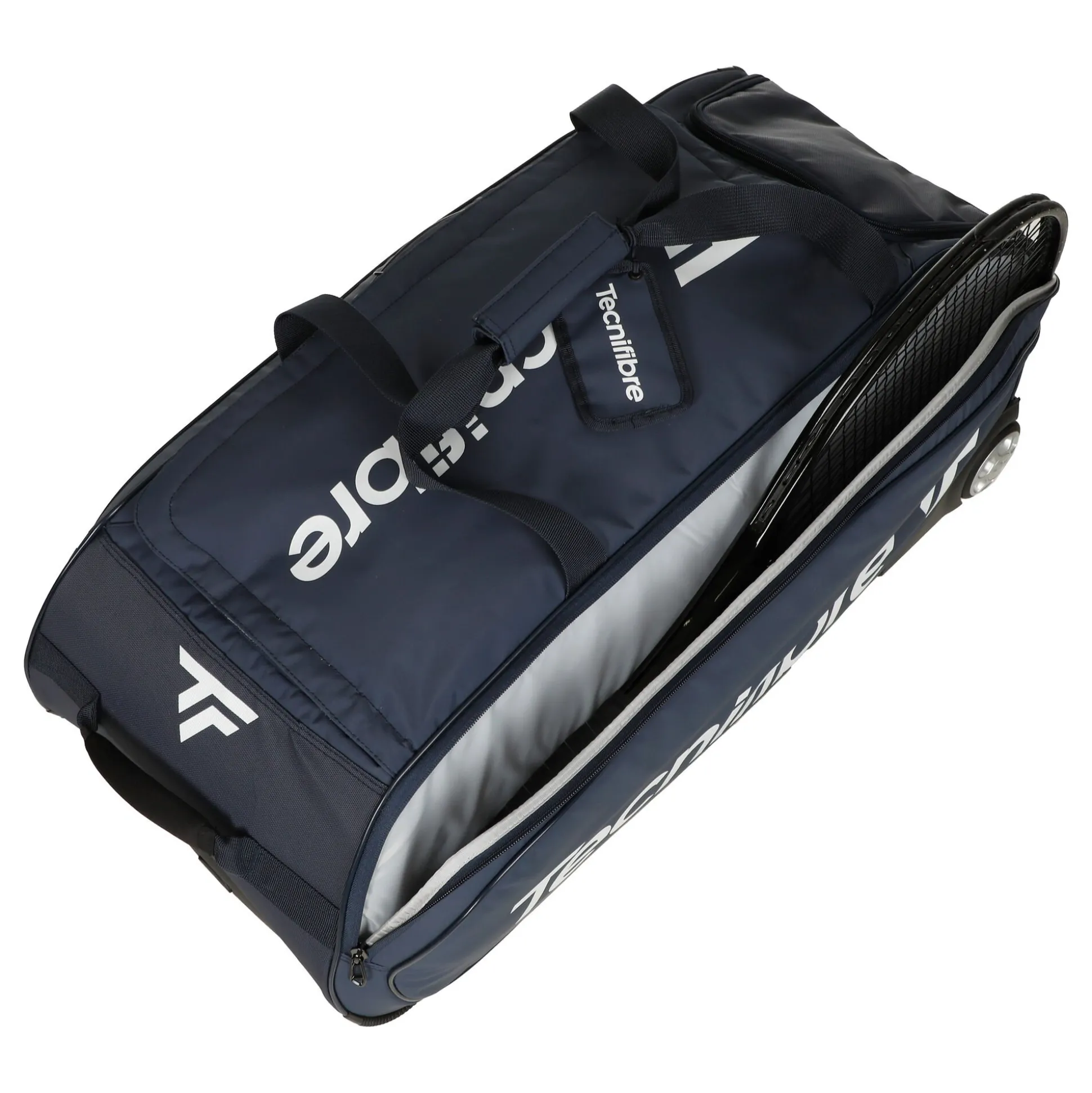 Sale Tour Endurance Rolling Racket Bag - Dark Blue Racket Bags