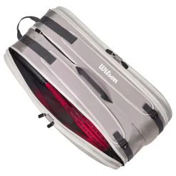 Outlet Tour Racket Bag 12 Pack - Grey Racket Bags