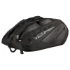 New Tour Team 15R Megacombi Racket Bag Special Edition - Black, Schwarz Glänzend Racket Bags