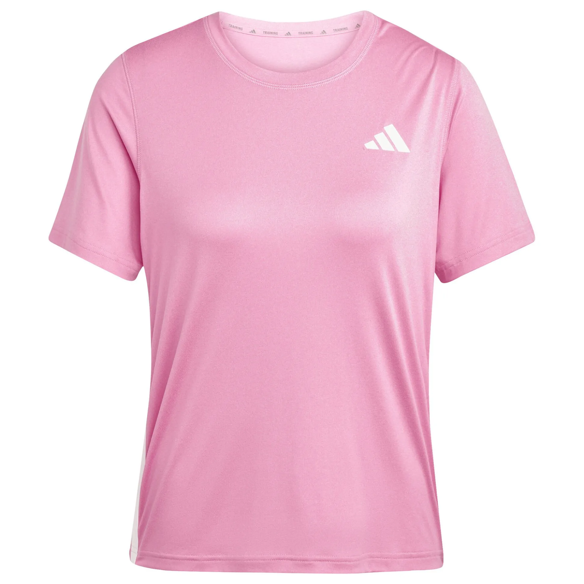 Clearance Train Essentials 3 Stripes Workout T-Shirt Women - Pink, White Shirts