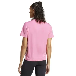 Clearance Train Essentials 3 Stripes Workout T-Shirt Women - Pink, White Shirts