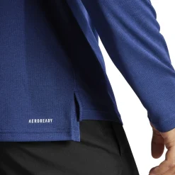 Flash Sale Training ES Long Sleeve Men - Dark Blue Shirts
