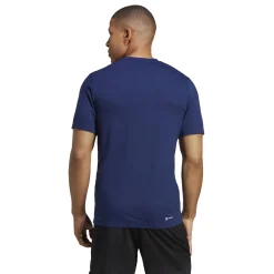 New Training Essential Feel Ready Logo T-Shirt Men - Dark Blue, White Shirts