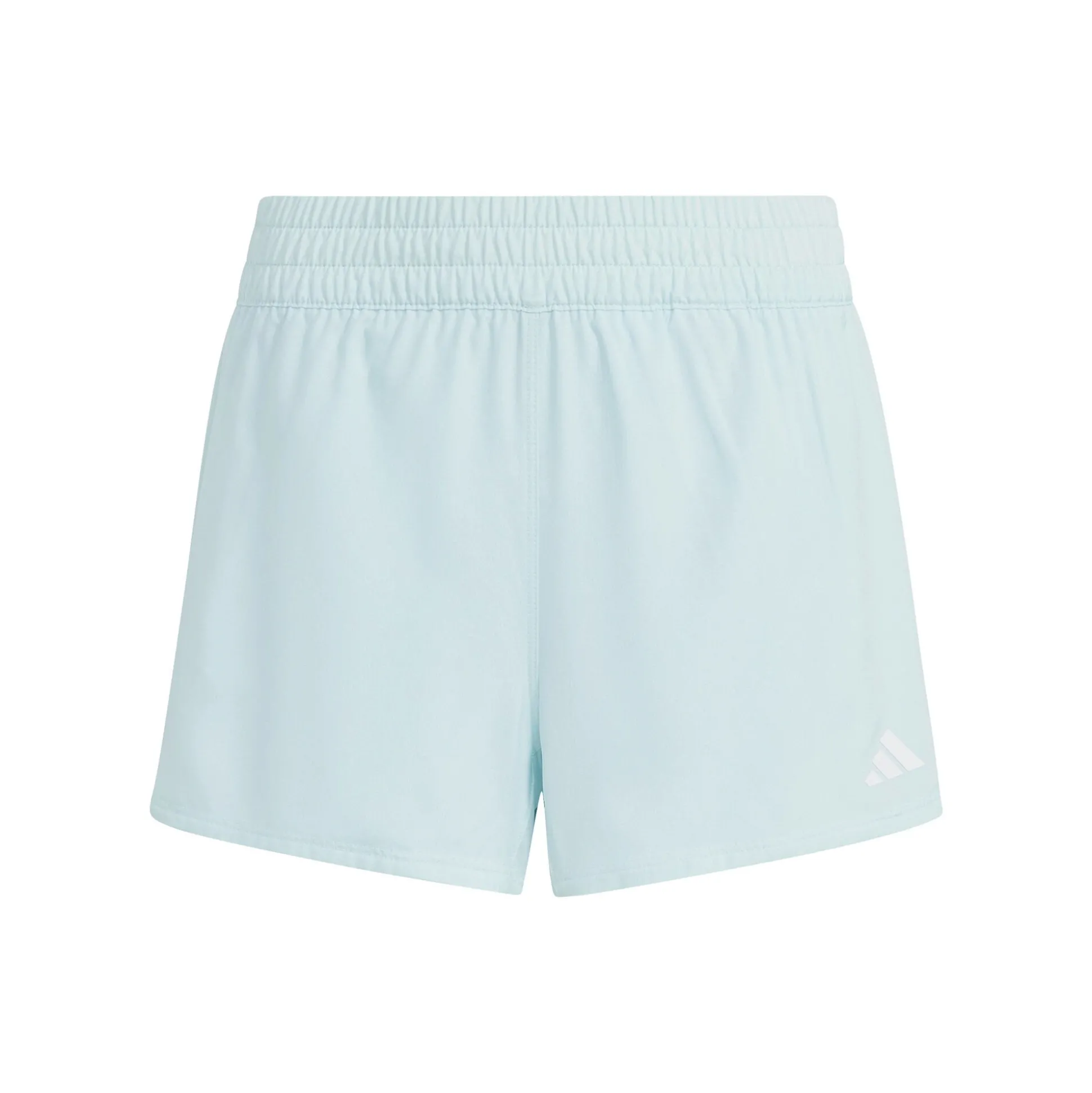 Shop Training Essential 3Stripes Shorts Girls - Mint, White Shorts