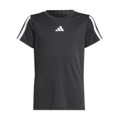 Shop Training Essentials 3 Stripes T-Shirt Kids - Black, White Shirts