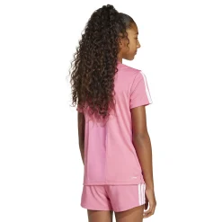 Clearance Training Essentials 3 Stripes T-Shirt Kids - Pink, White Shirts