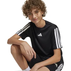 Online Training Essentials 3 Stripes T-Shirt Kids - Black, White Shirts
