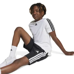 Best Sale Training Essentials 3 Stripes Shorts Kids - Black, White Shorts