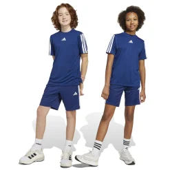 New Training Essentials 3 Stripes Shorts Kids - Dark Blue, White Shorts