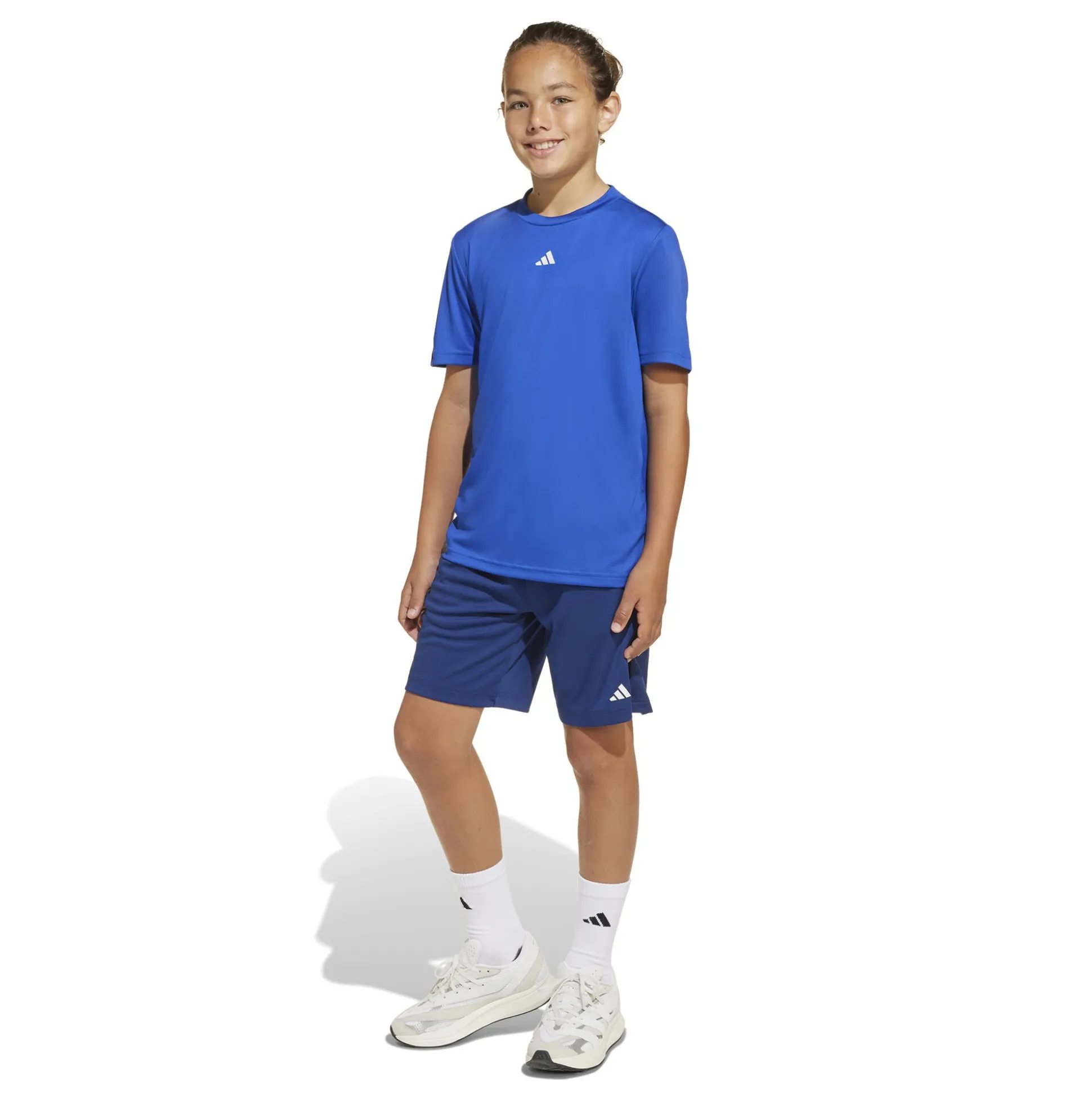 Discount Training Essentials Logo Regular Fit Shorts Kids - Dark Blue Shorts