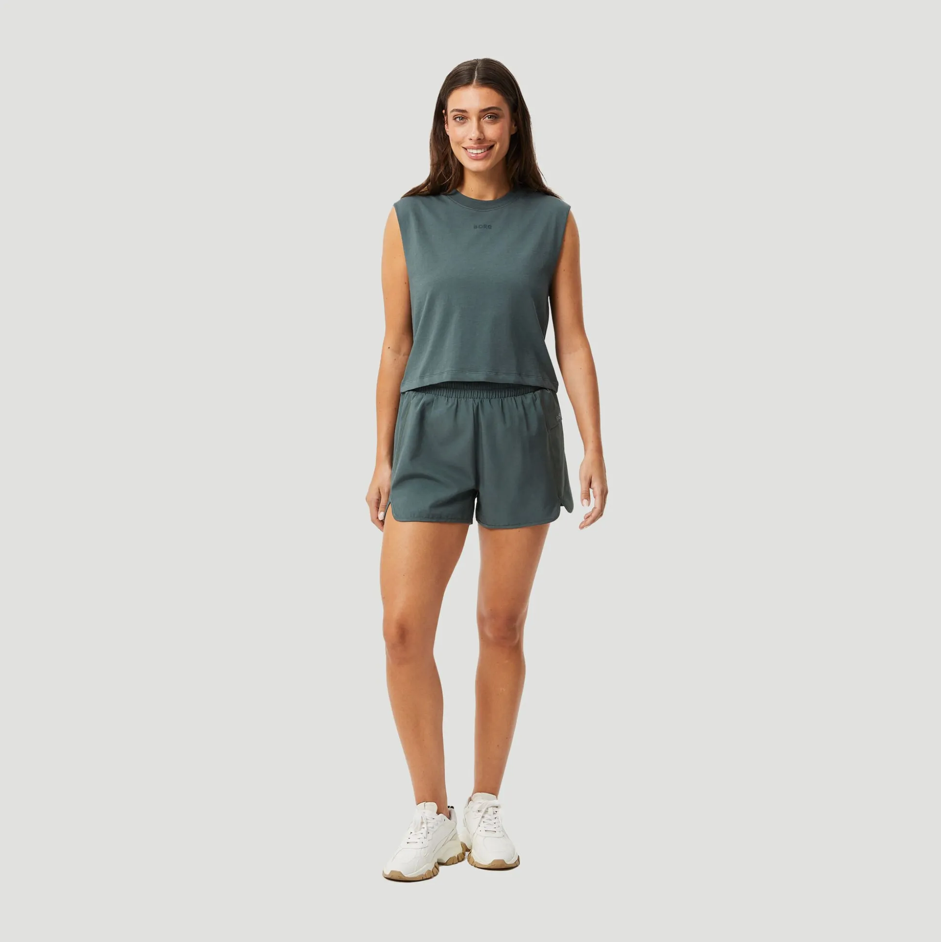 Store Training Tank Top Women - Dark Green Tops