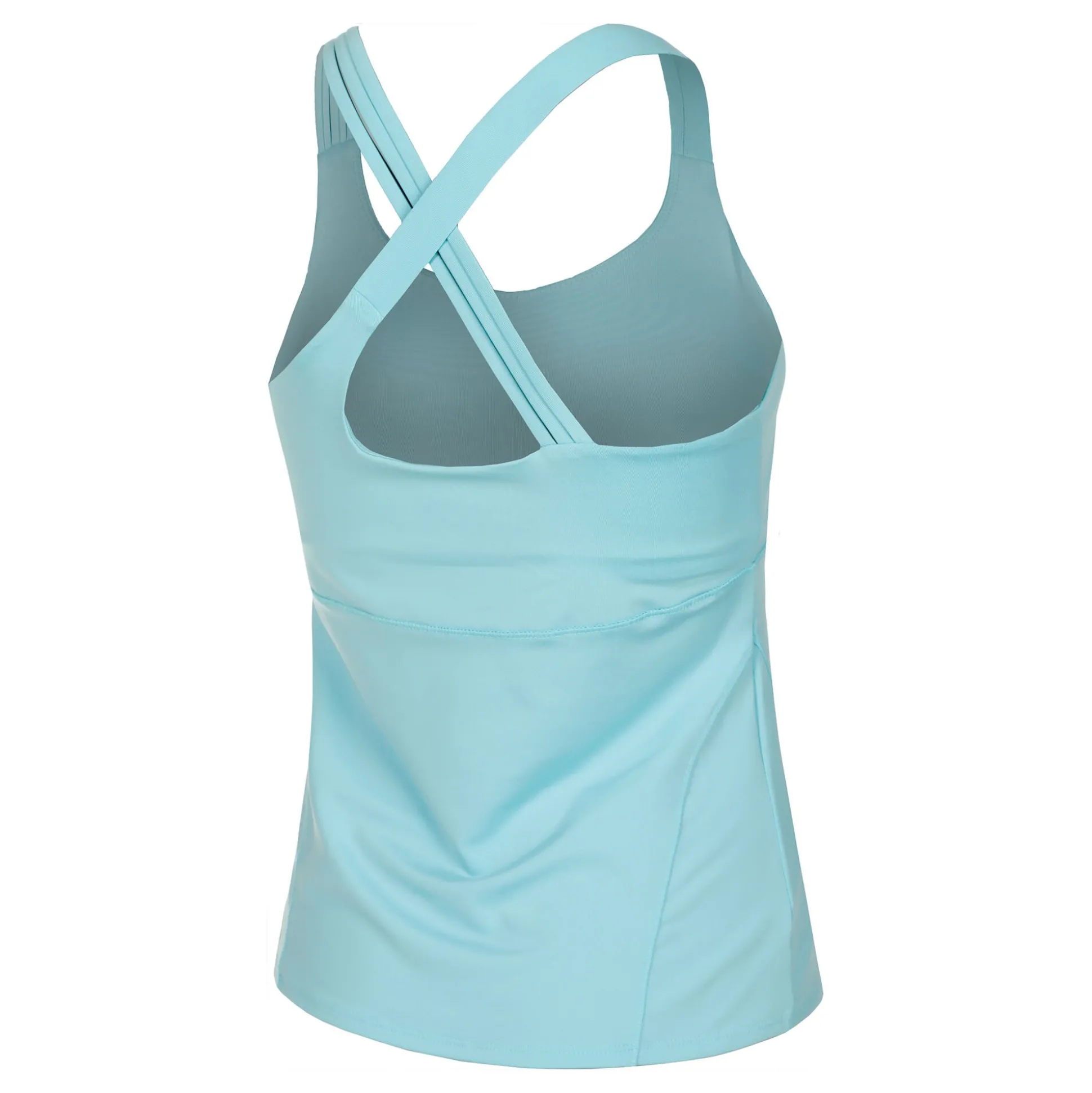 Cheap Triple Strap With Bra Tank Top Women - Light Blue Tops