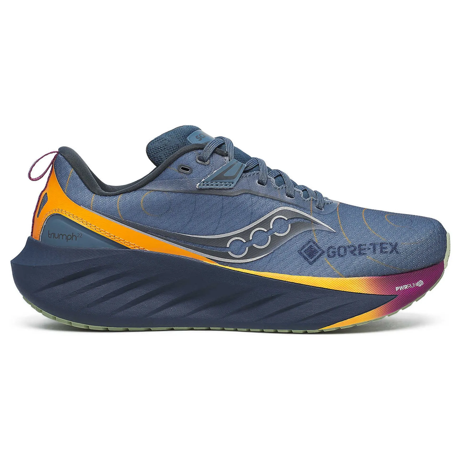 Cheap Triumph 22 GTX Neutral Running Shoe Women - Grey, Orange Running Shoes