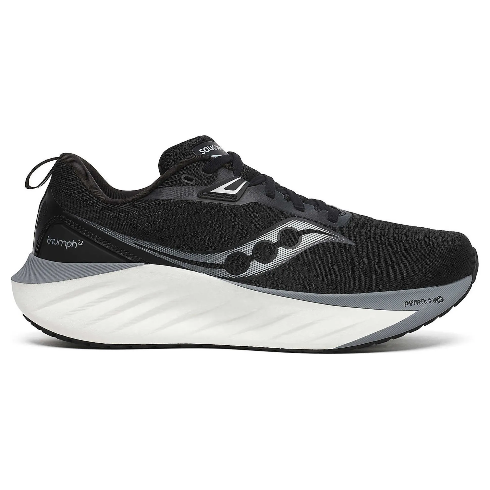 Sale Triumph 22 Neutral Running Shoe Men - Black, White Running Shoes