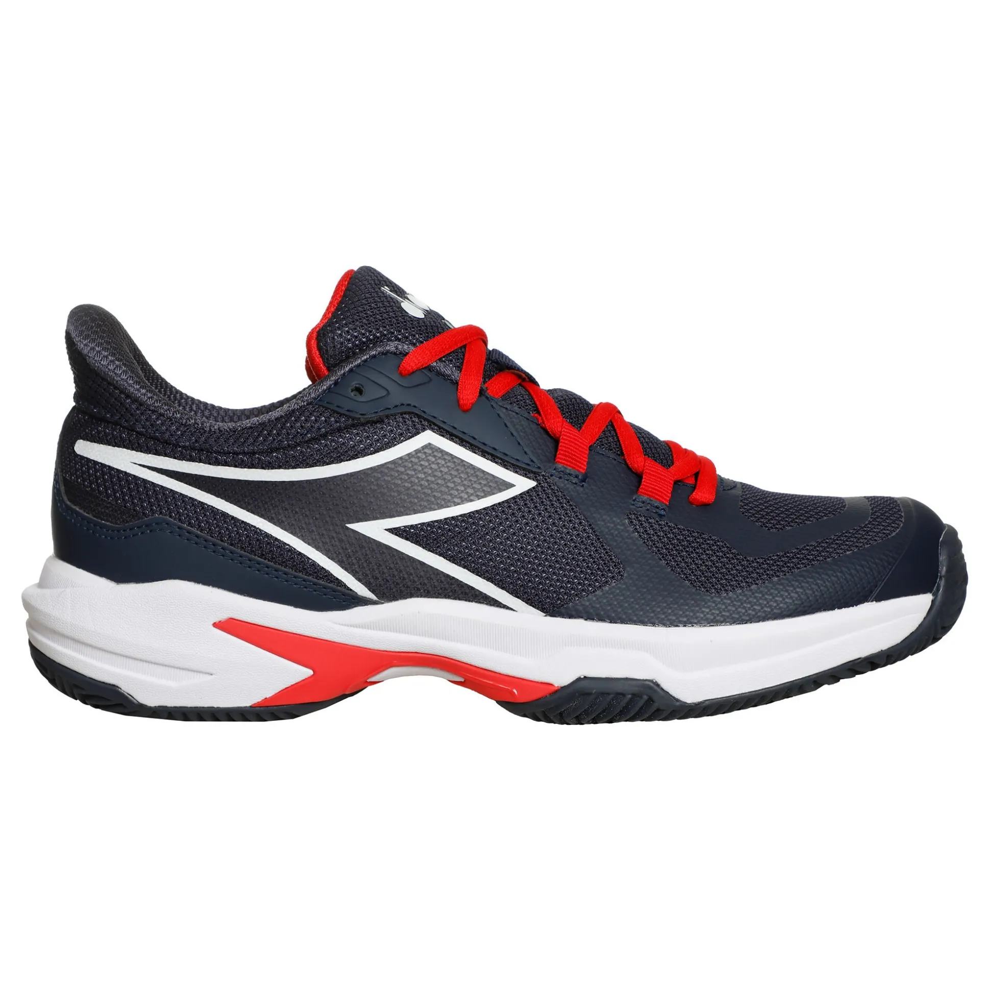 Best Sale Trofeo 2 Clay Court Shoe Men - Dark Blue, Red Clay Court Shoes
