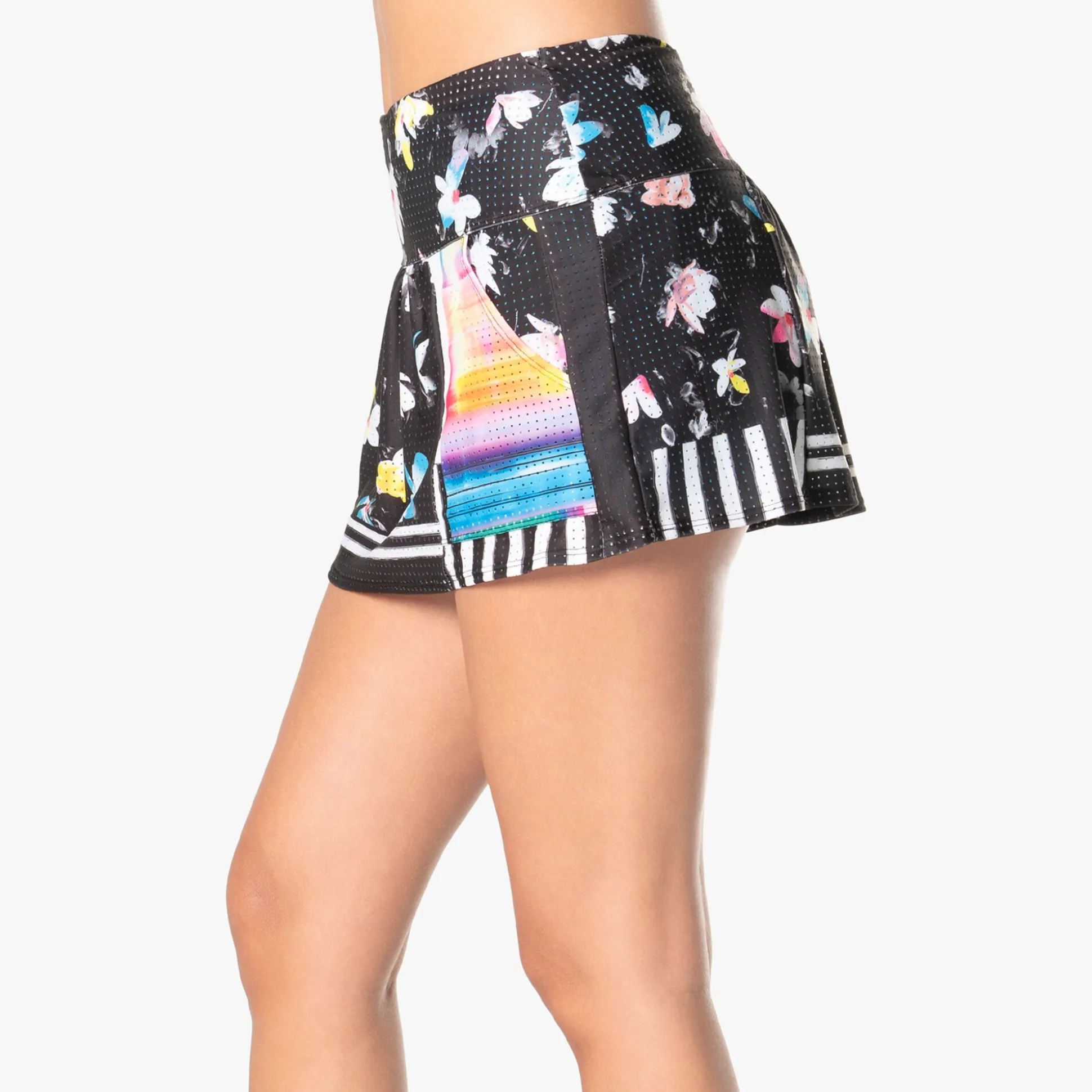 Discount Tropical Sublime Skirt Women - Black, Multicoloured Skirts
