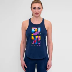 New Twiggy Chill Tank Top Women - Dark Blue, Multicoloured Tops
