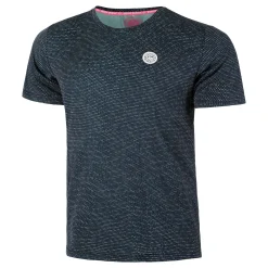 Hot Twiggy Crew Two Colored T-Shirt Men - Dark Blue Shirts