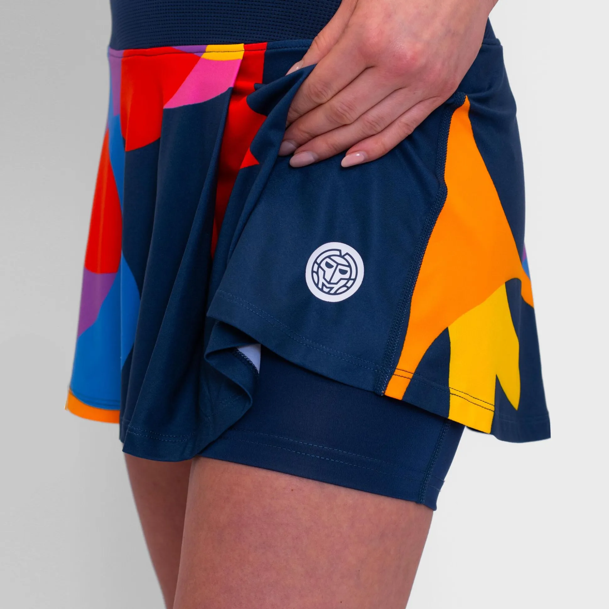 Flash Sale Twiggy Printed Wavy Skirt Women - Dark Blue, Multicoloured Skirts