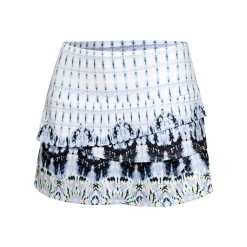 Online Tye Dye Groove Skirt Women - White, Blue Skirts