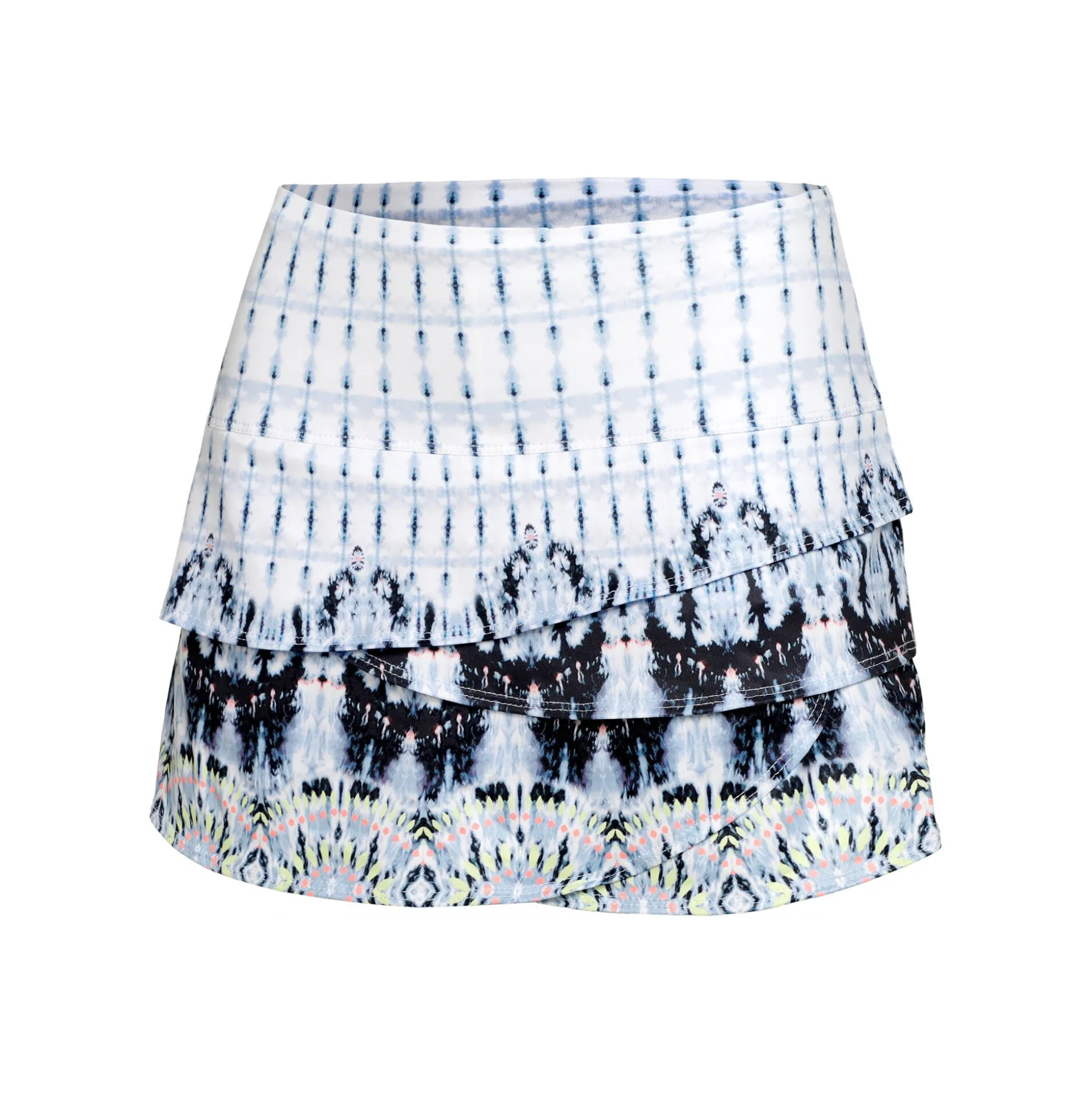 Online Tye Dye Groove Skirt Women - White, Blue Skirts