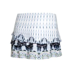 Online Tye Dye Groove Skirt Women - White, Blue Skirts