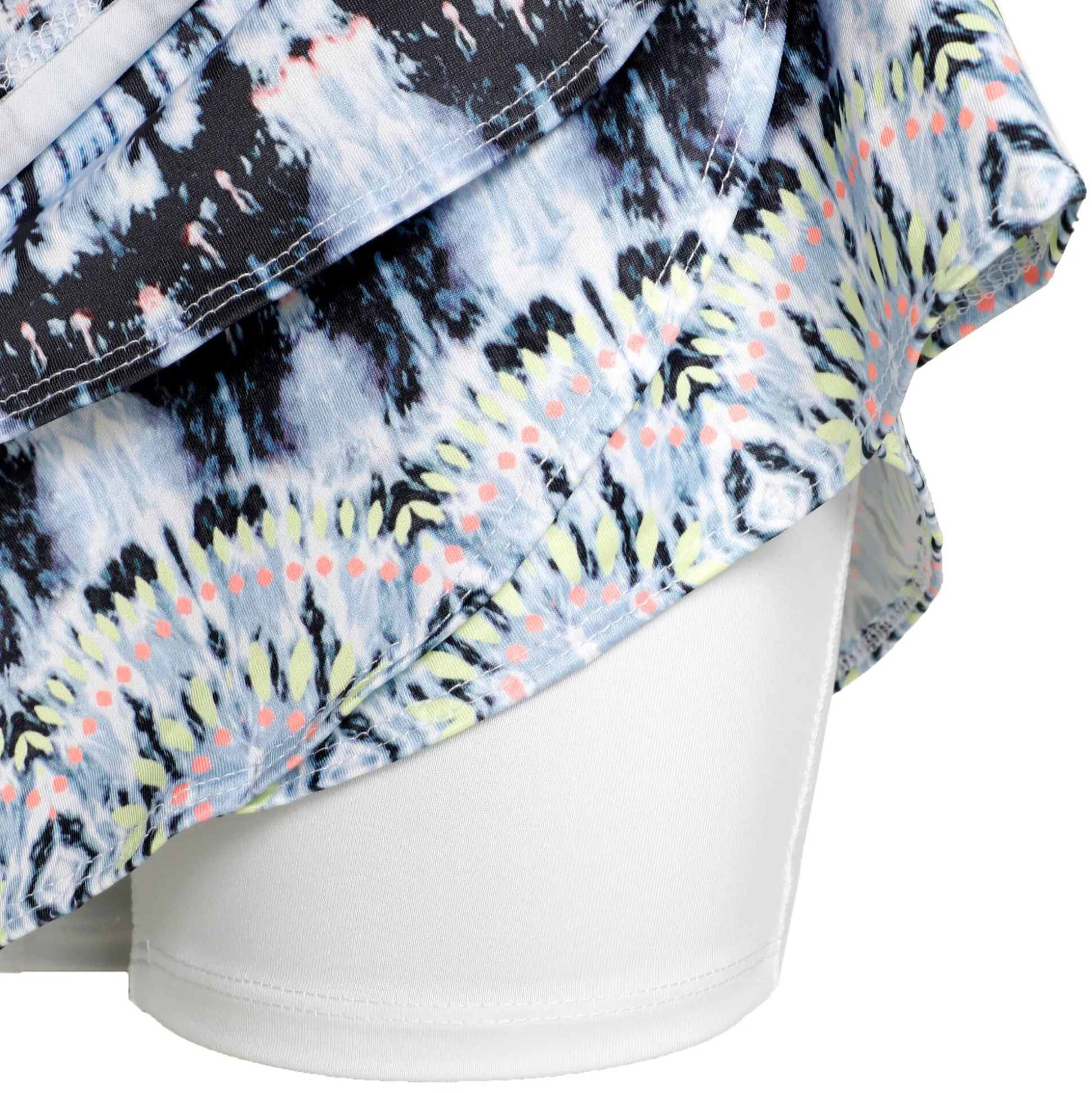 Online Tye Dye Groove Skirt Women - White, Blue Skirts