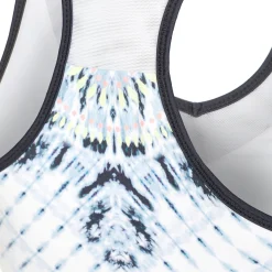 Online Tye Dye Groove Tank Top Women - White, Blue Tops