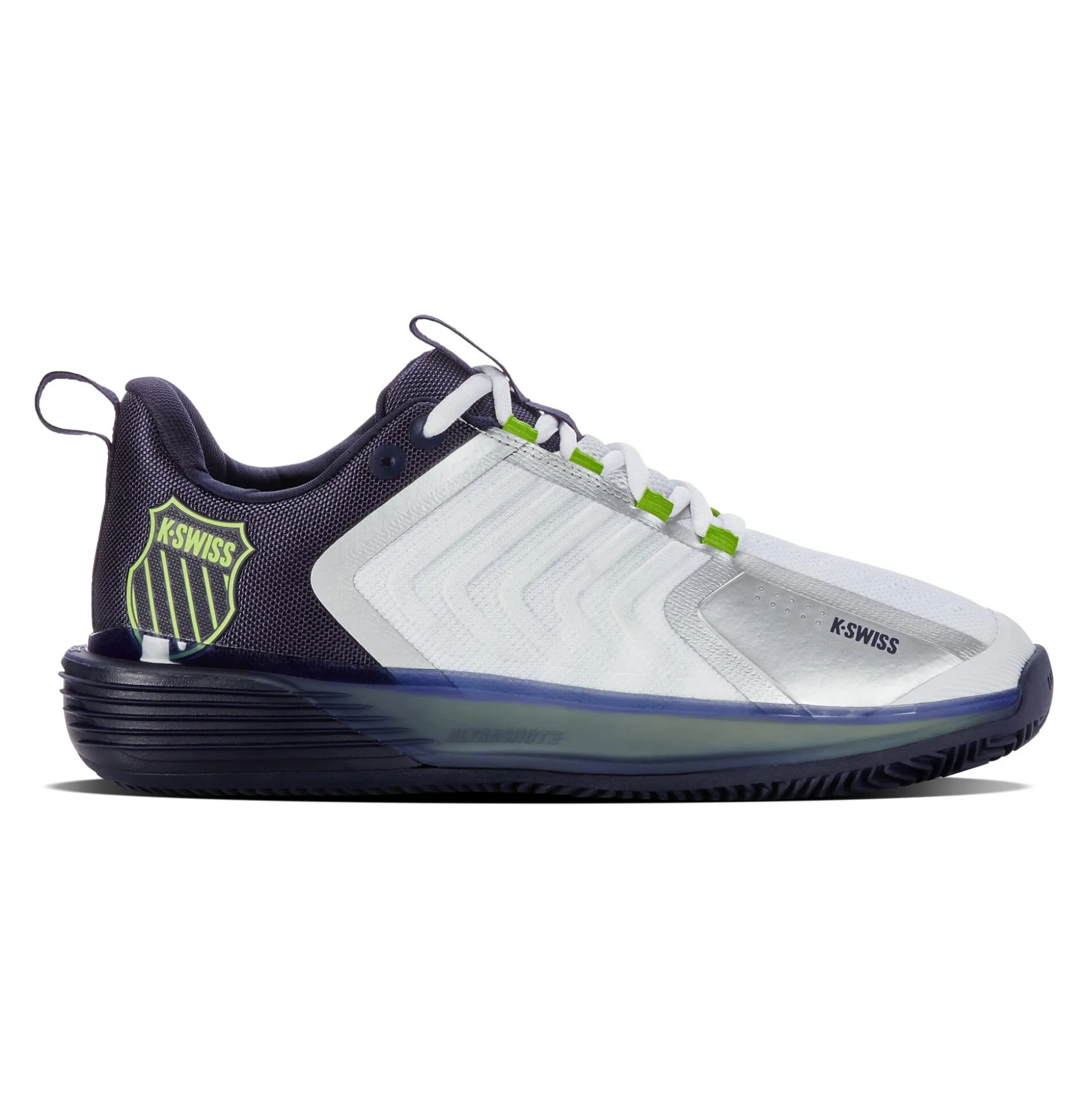 Sale Ultrashot 3 Clay Court Shoe Men - White, Dark Blue Clay Court Shoes