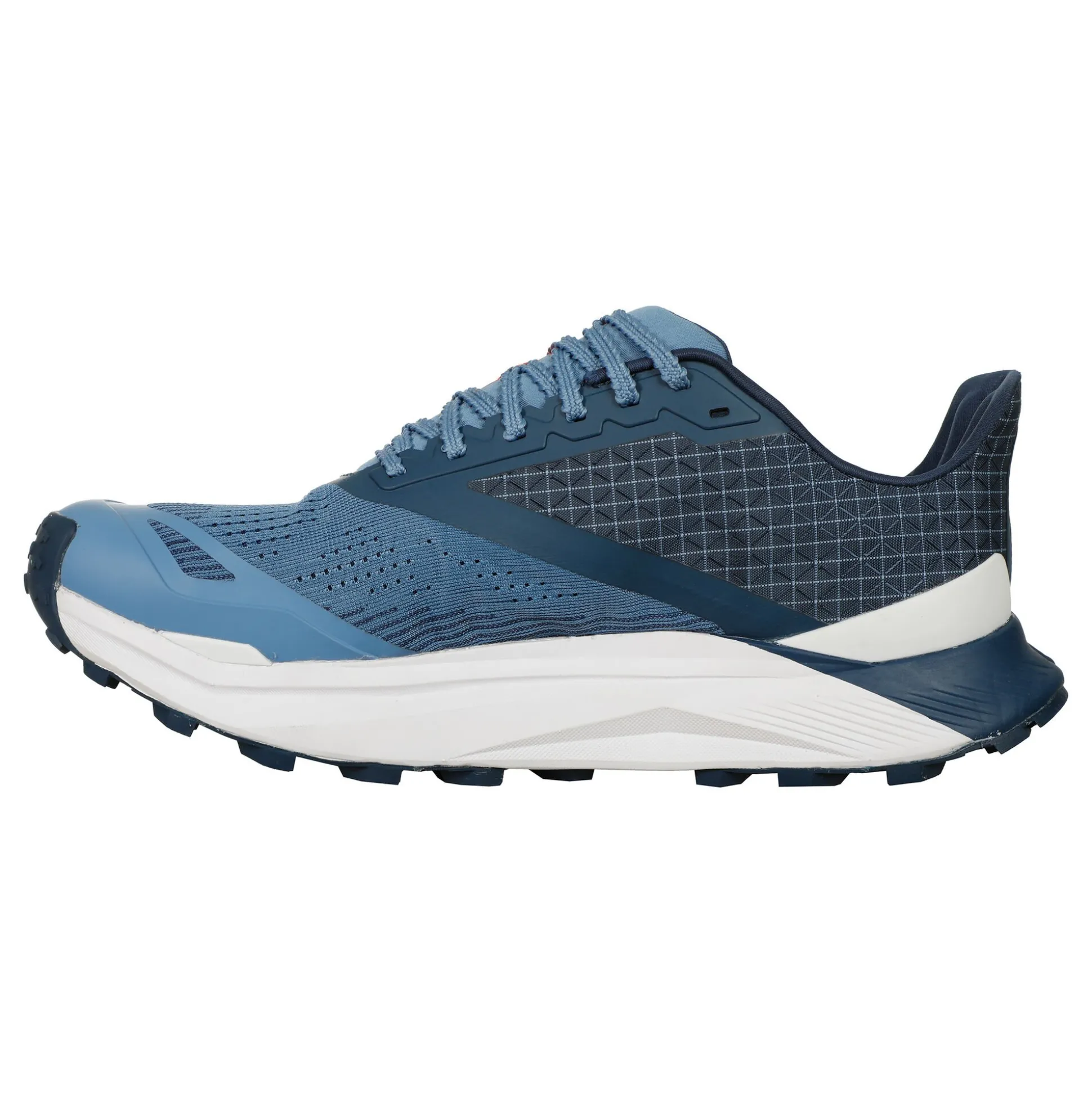 Best Sale Vectiv Infinite 2 Trail Running Shoe Men - Dark Blue, White Running Shoes