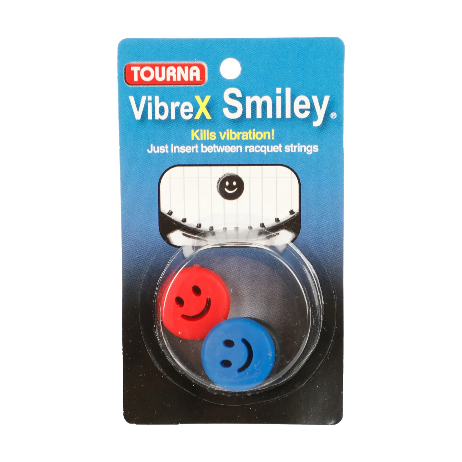 Shop Vibrex Smile Dampener 3 Pack - Red, Black Racket Accessories