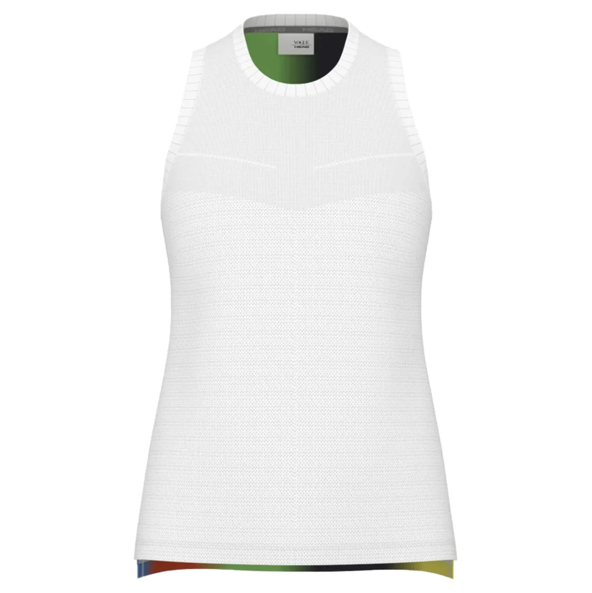 Fashion Vogue Tank Top Women - White, Multicoloured Tops