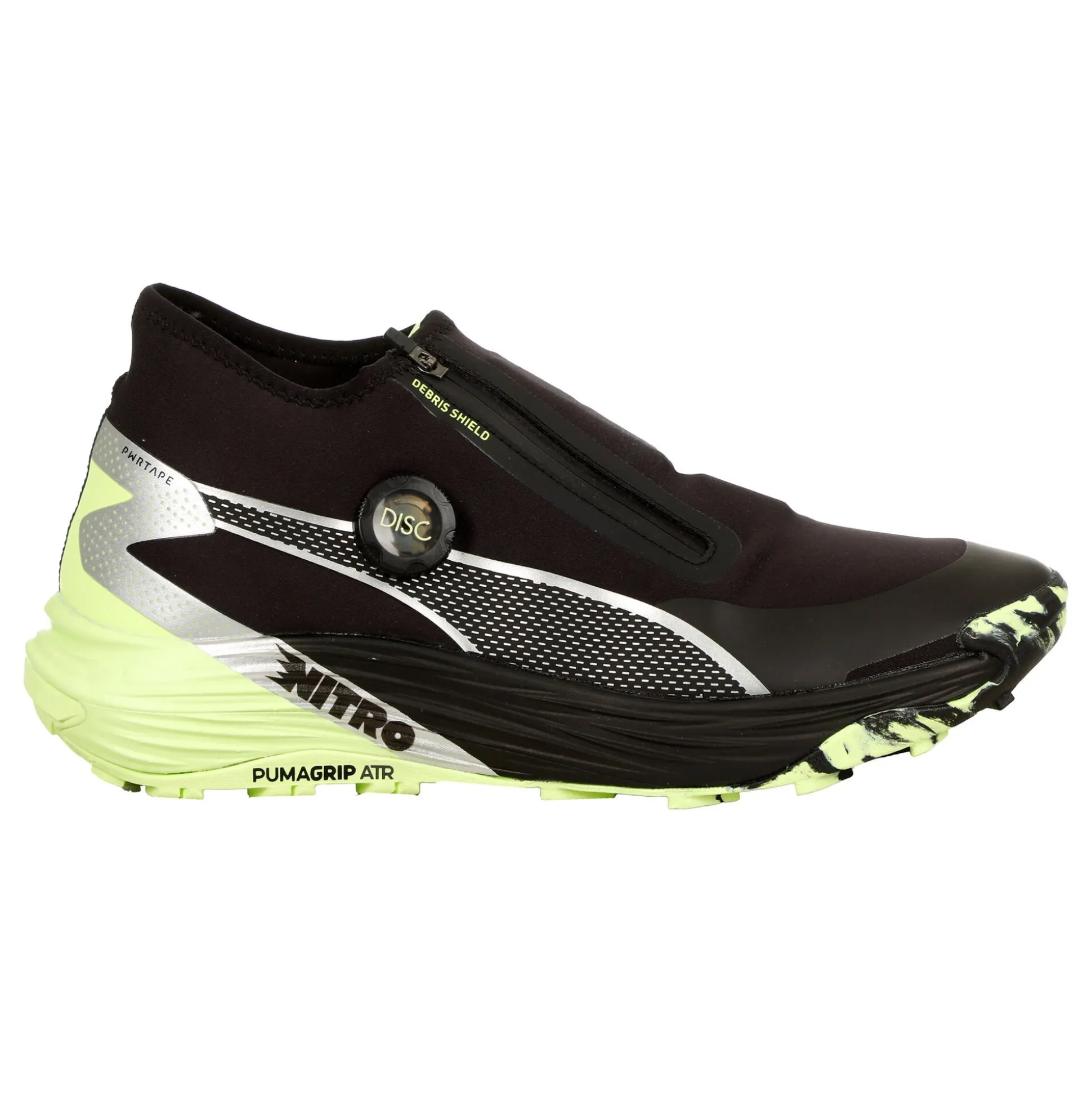 Store Voyage Nitro 3 Disc Trail Running Shoe Men - Black, Silver Running Shoes