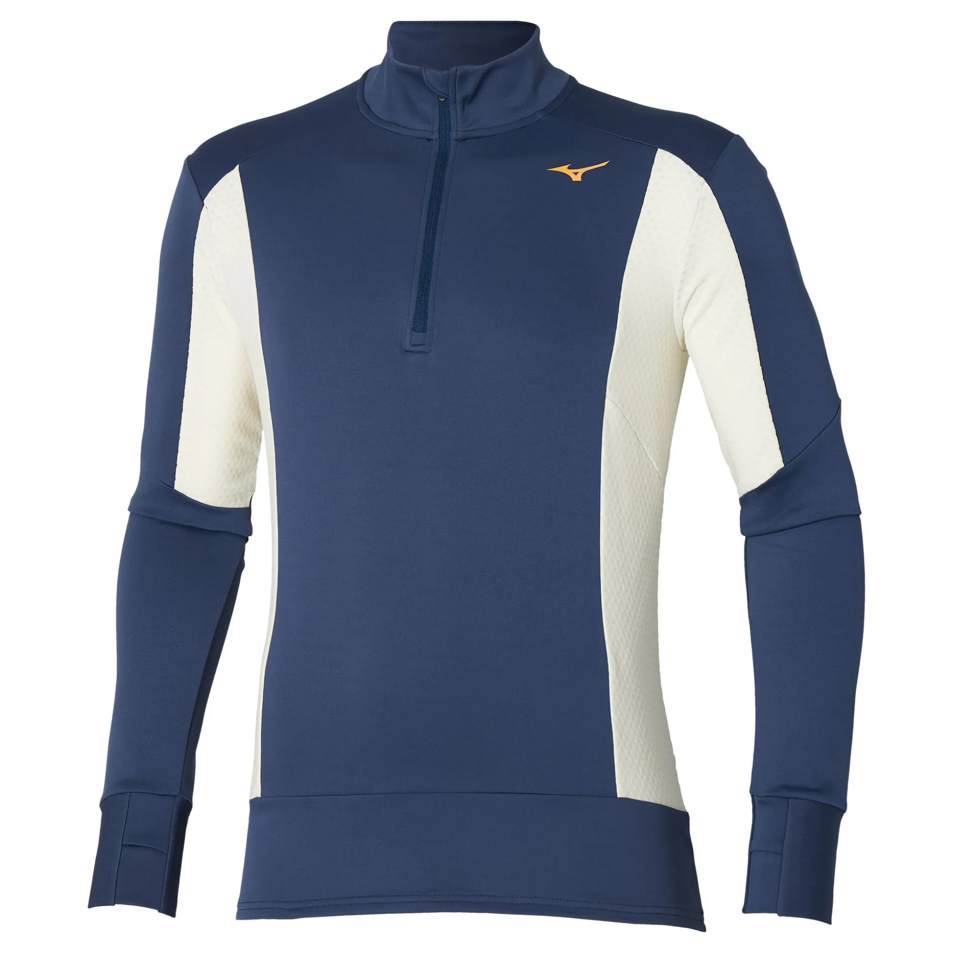 Shop Warmalite HZ Running Shirt Men - Dark Blue, Cream Running Clothing