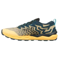 Shop Wave Daichi 8 Trail Running Shoe Men - Yellow, Black Running Shoes