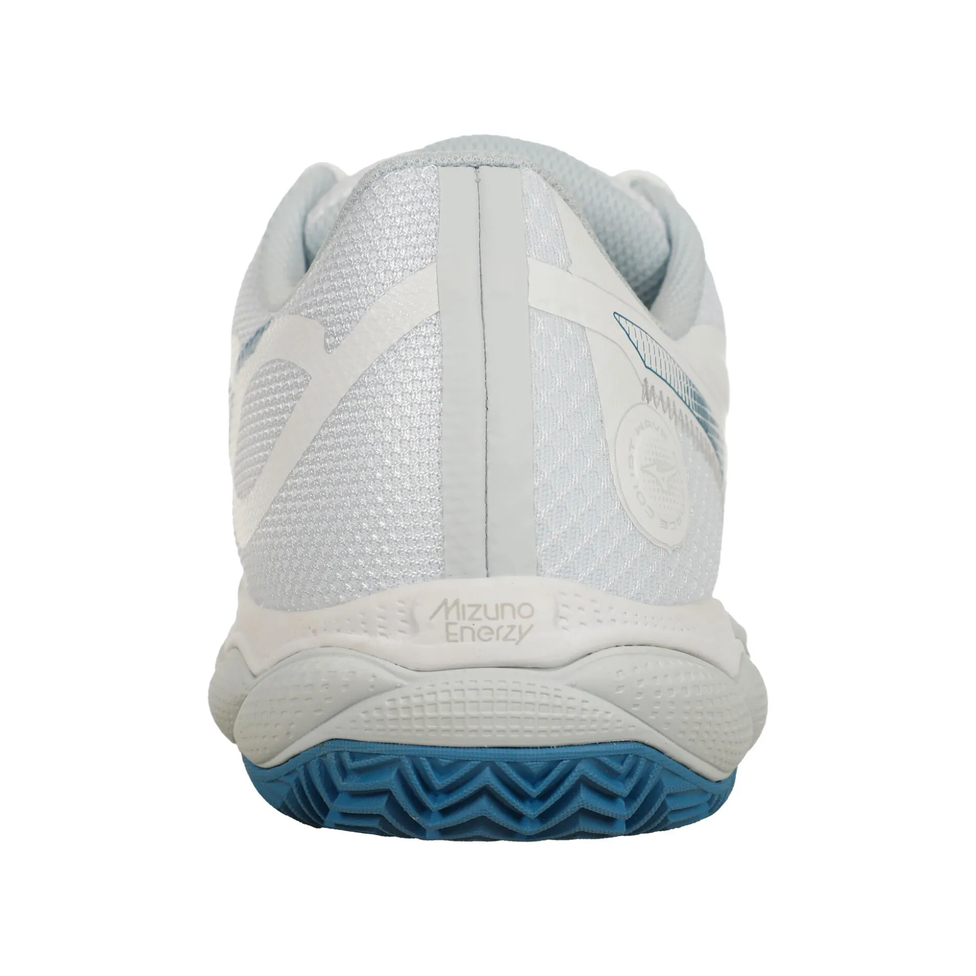 Clearance Wave Enforce Court Clay Court Shoe Women - White, Blue Clay Court Shoes