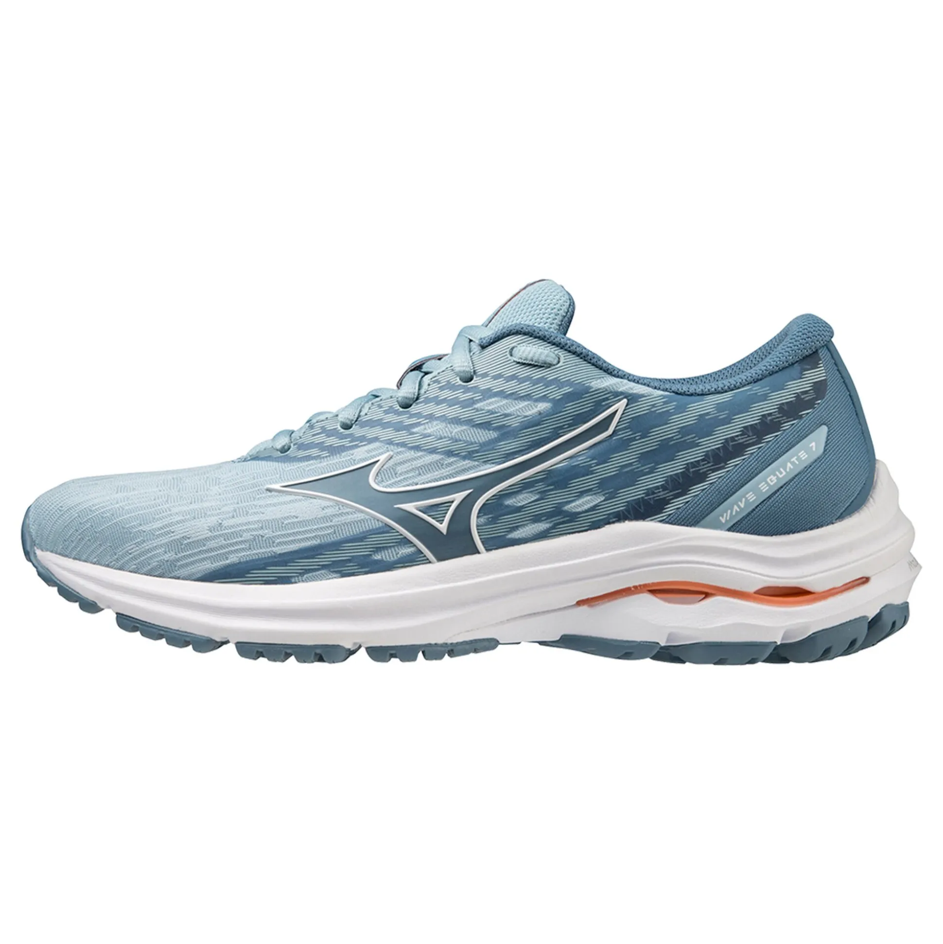 Best Sale Wave Equate 7 Stability Running Shoe Women - Petrol, White Running Shoes