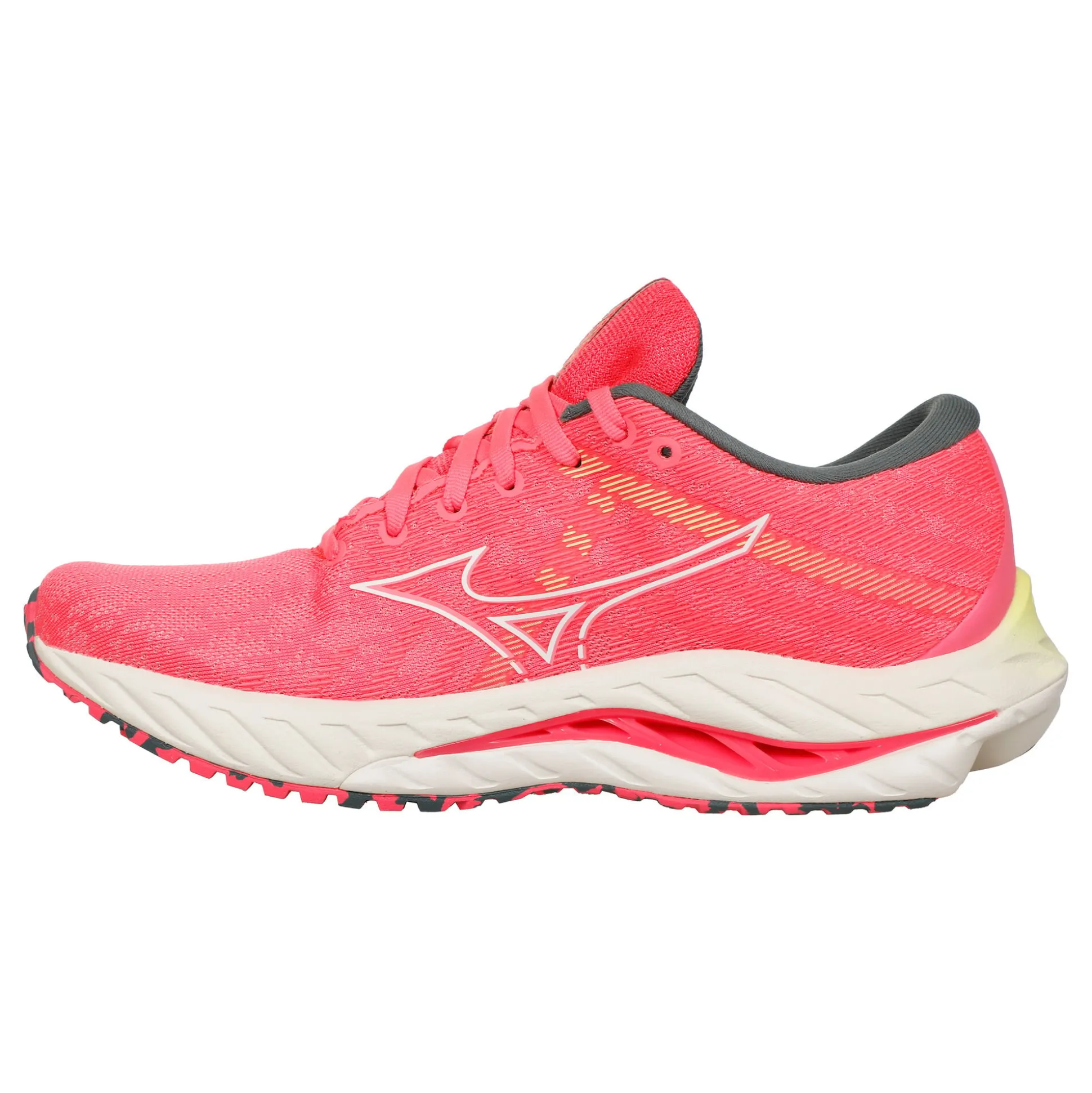 Online Wave Inspire 19 Stability Running Shoe Women - Pink, Neon Yellow Running Shoes